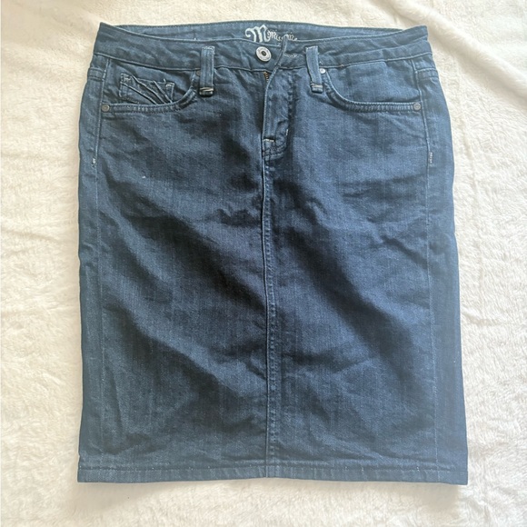 Miss Me Indigo Denim Pencil Skirt - Picture 1 of 3